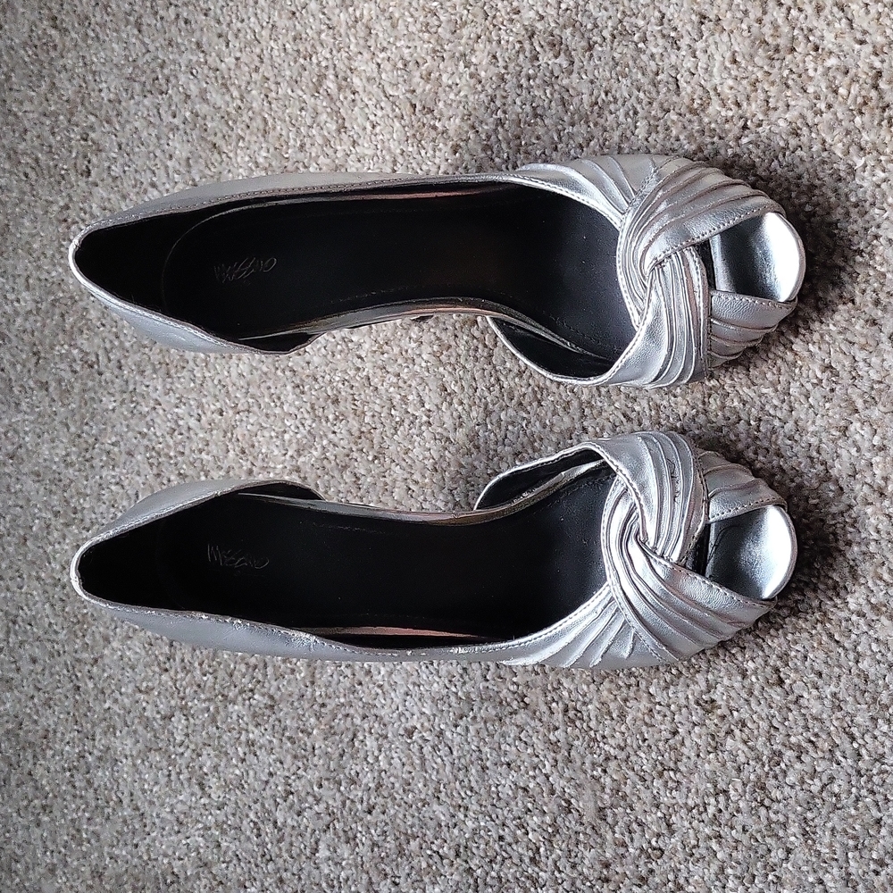 Silver heels